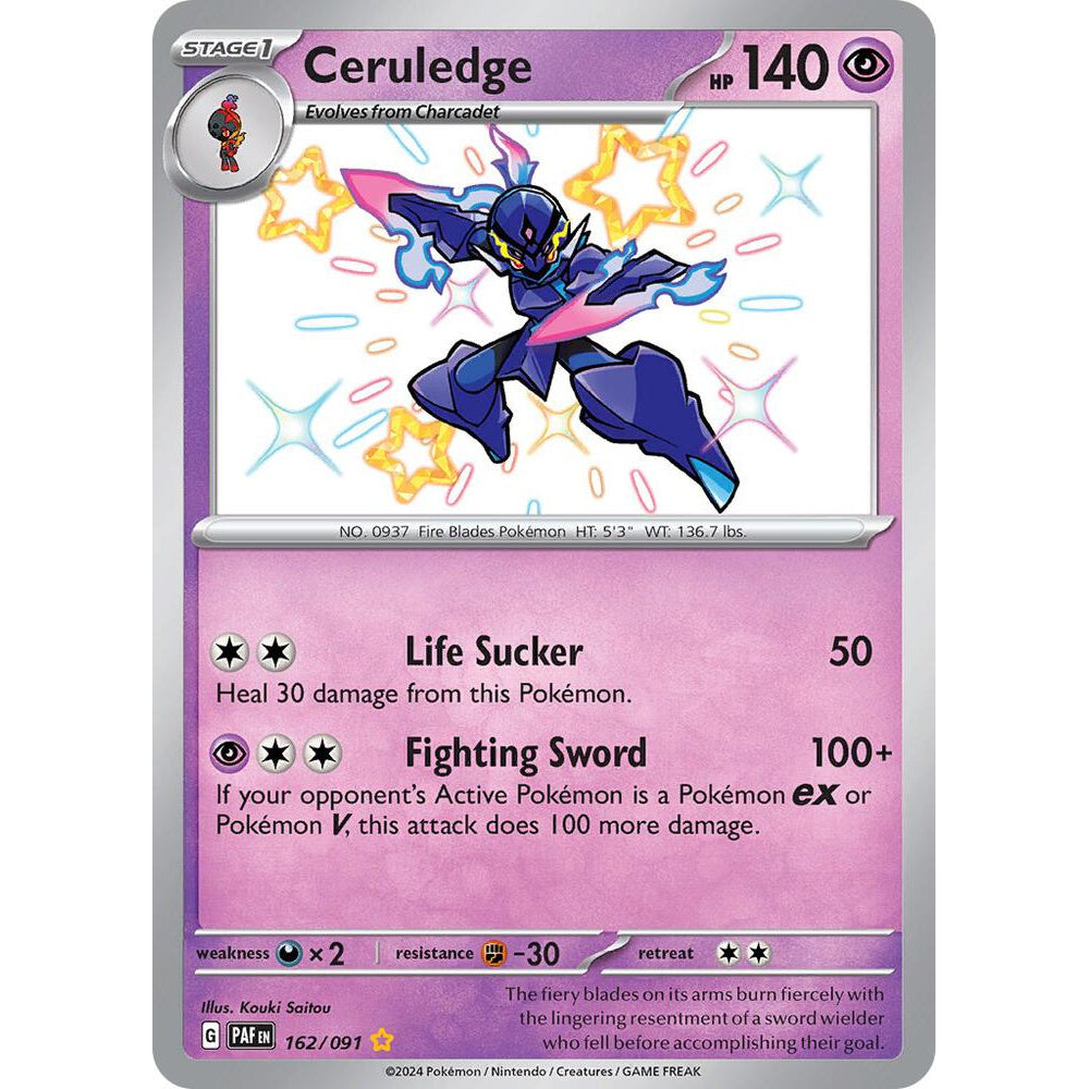 PKM [SV04.5-PAF-162 SR] Ceruledge - 162/091