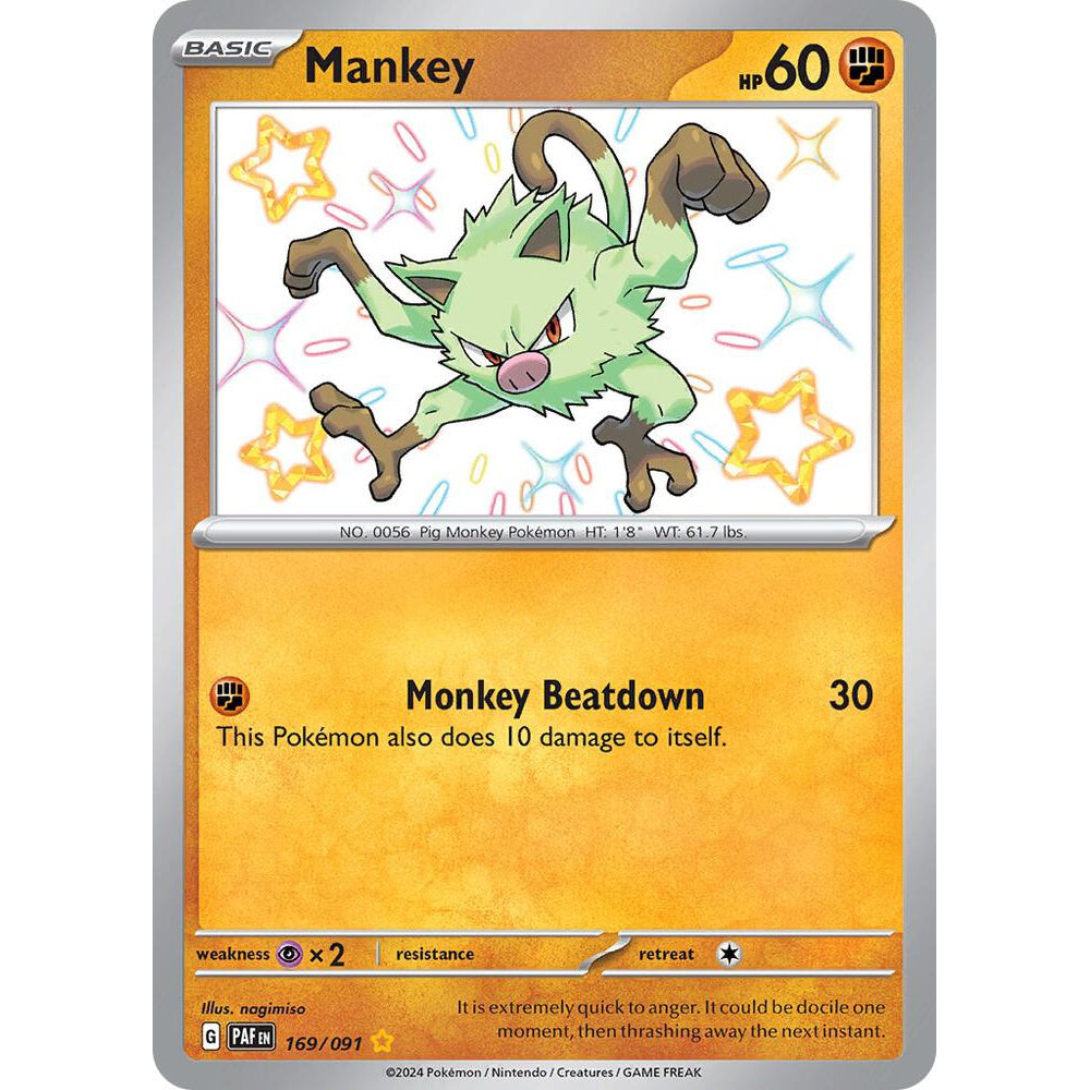 PKM [SV04.5-PAF-169 SR] Mankey - 169/091