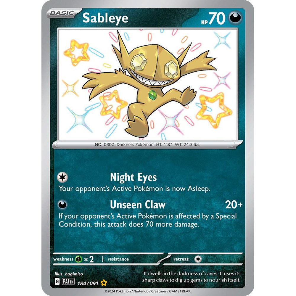 PKM [SV04.5-PAF-184 SR] Sableye