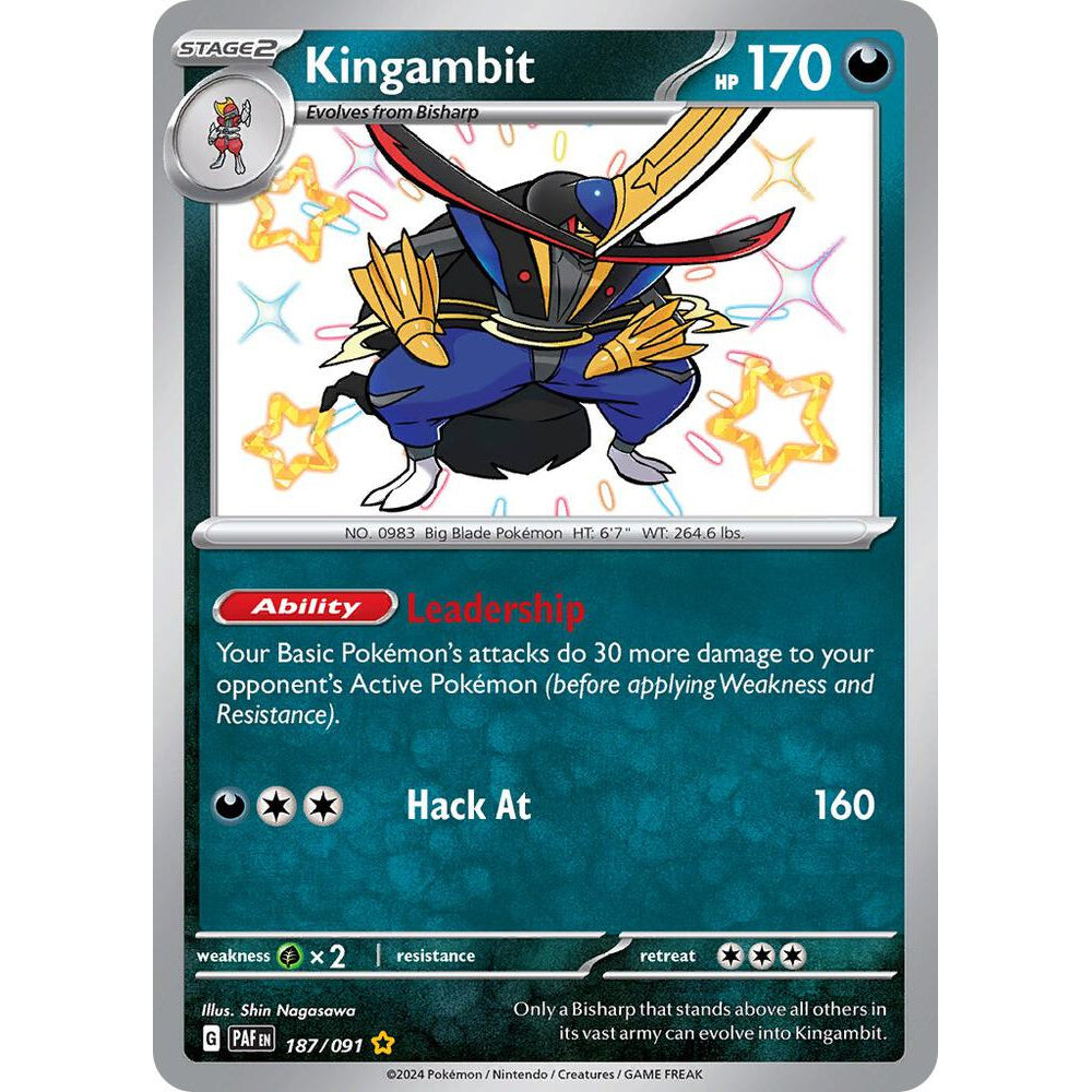 PKM [SV04.5-PAF-187 SR] Kingambit