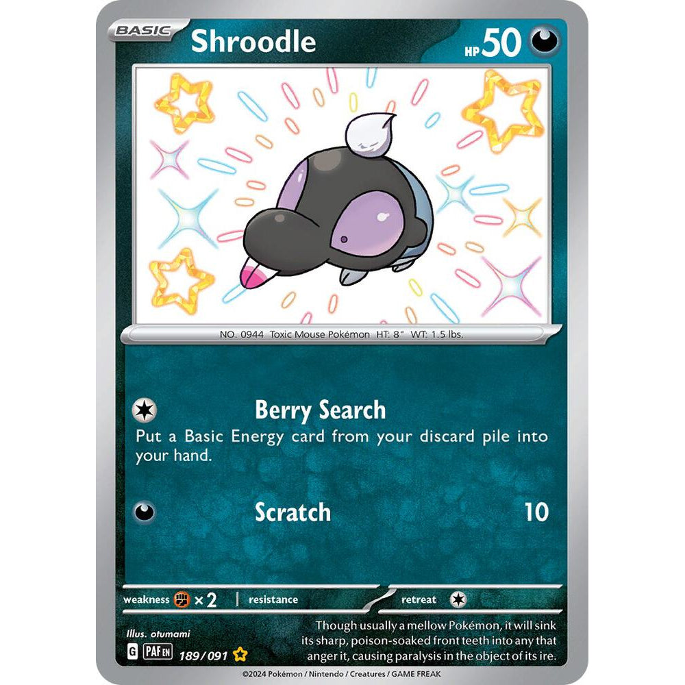 PKM [SV04.5-PAF-189 SR] Shroodle - 189/091
