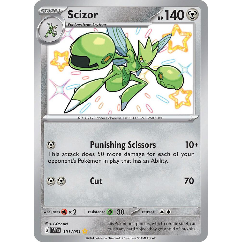 PKM [SV04.5-PAF-191 SR] Scizor
