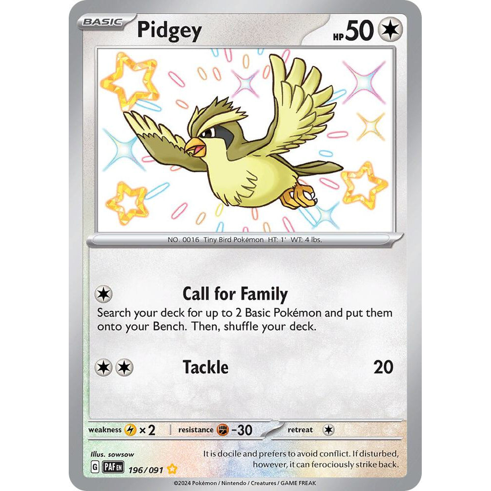 PKM [SV04.5-PAF-196 SR] Pidgey