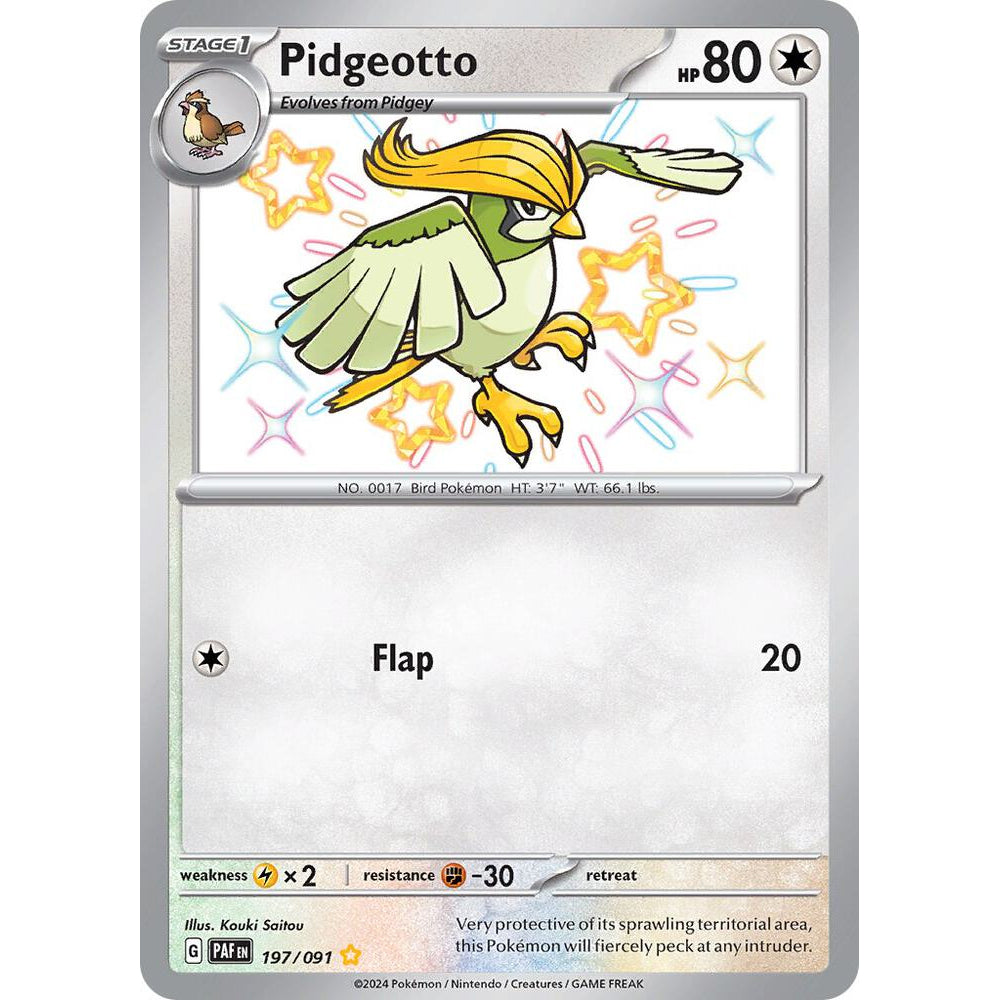 PKM [SV04.5-PAF-197 SR] Pidgeotto