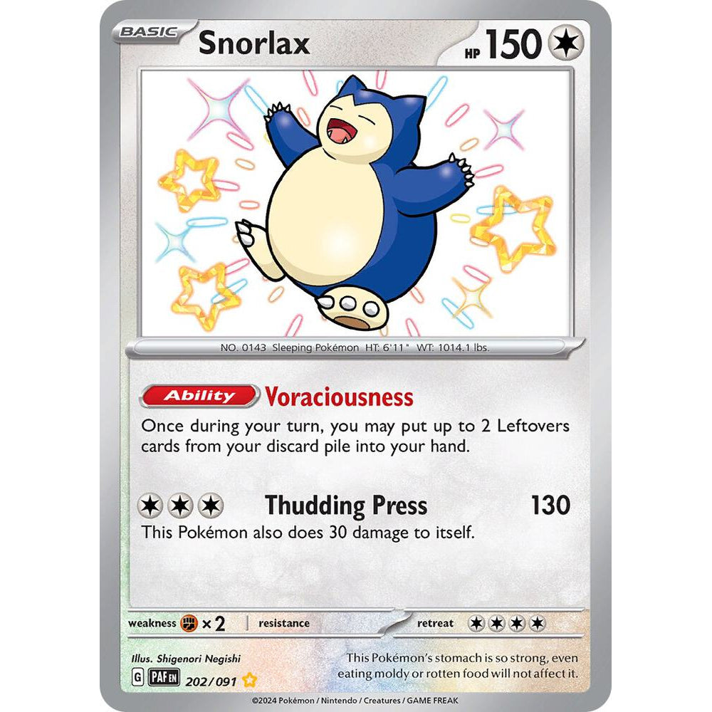 PKM [SV04.5-PAF-202 SR] Snorlax