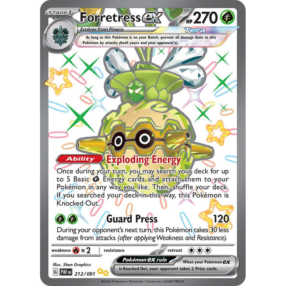 PKM [SV04.5-PAF-212 SUR] Forretress ex - 212/091
