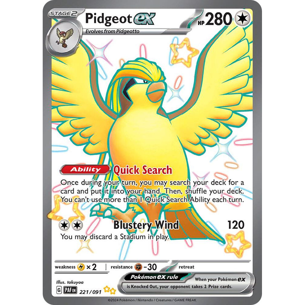 PKM [SV04.5-PAF-221 SUR] Pidgeot ex