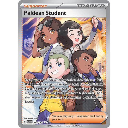 PKM [SV04.5-PAF-231 UR] Paldean Student - 231/091