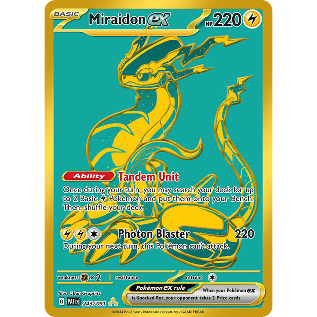 PKM [SV04.5-PAF-243 HR] Miraidon ex