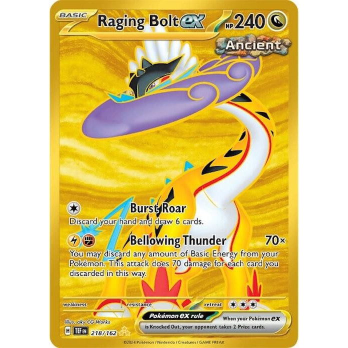 PKKM [SV05-TEF-218 HR] Raging Bolt ex - 218/162