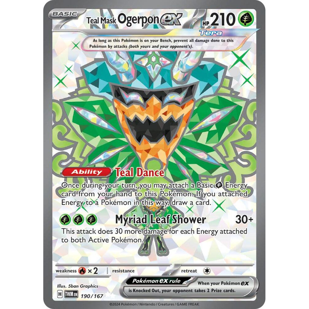 PKM [SV06-TWM-190 UR] Teal Mask Ogerpon ex - 190/167