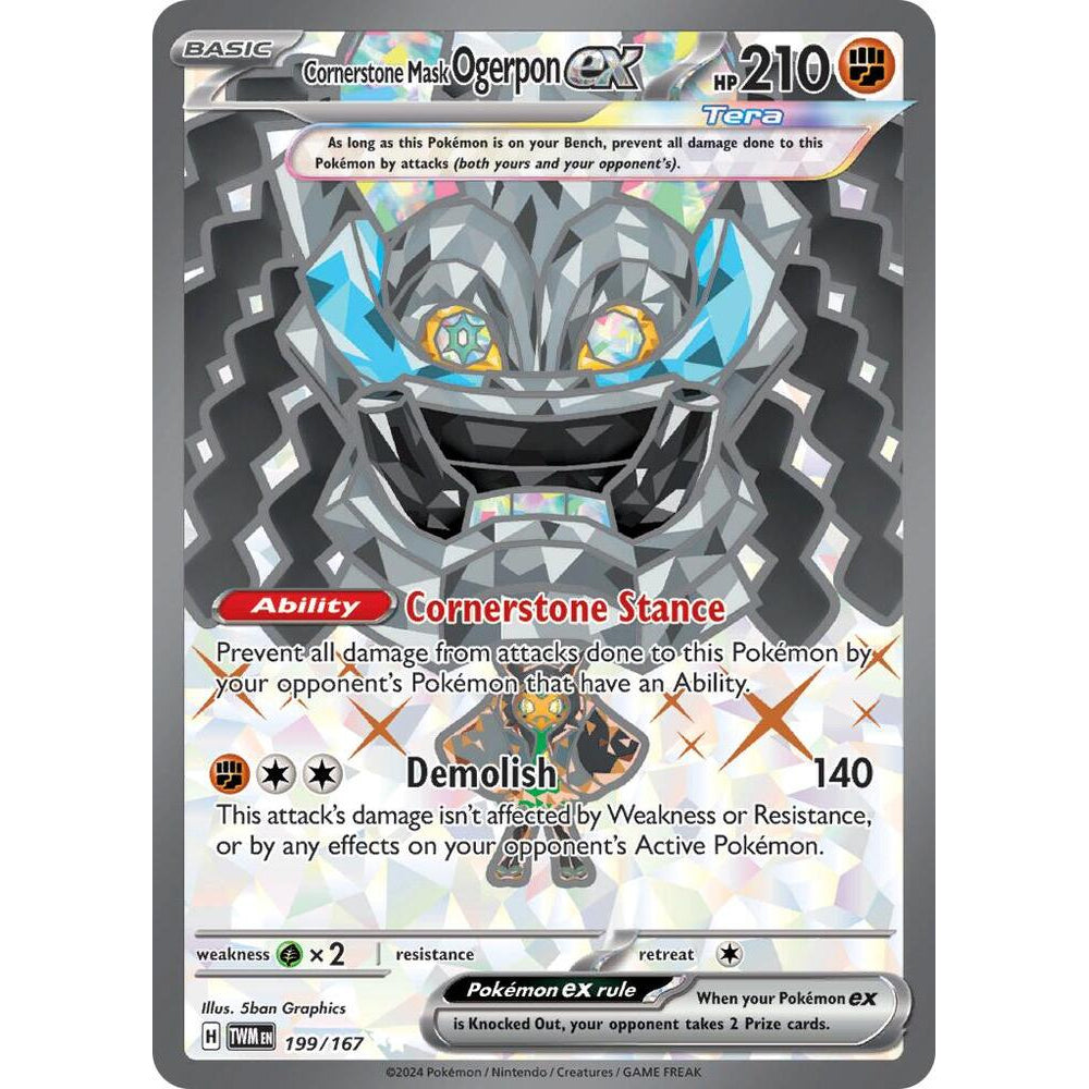 PKM [SV06-TWM-199 UR] Cornerstone Mask Ogerpon ex - 199/167