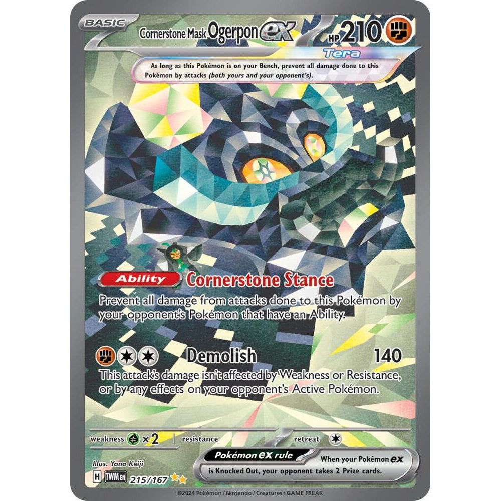 PKM [SV06-TWM-215 SIR] Cornerstone Mask Ogerpon ex - 215/167