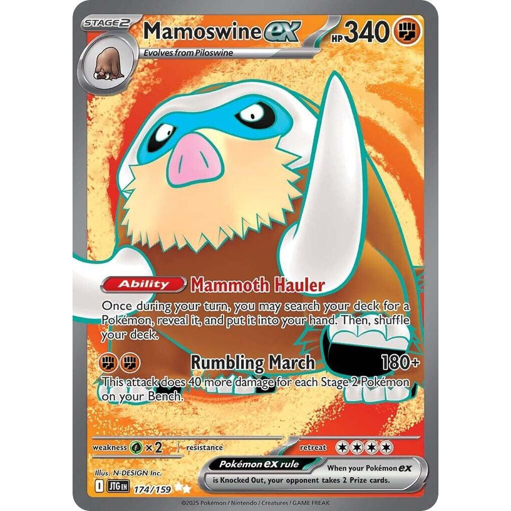 PKM [SV09-JTG-174 UR] Mamoswine ex - 174/159