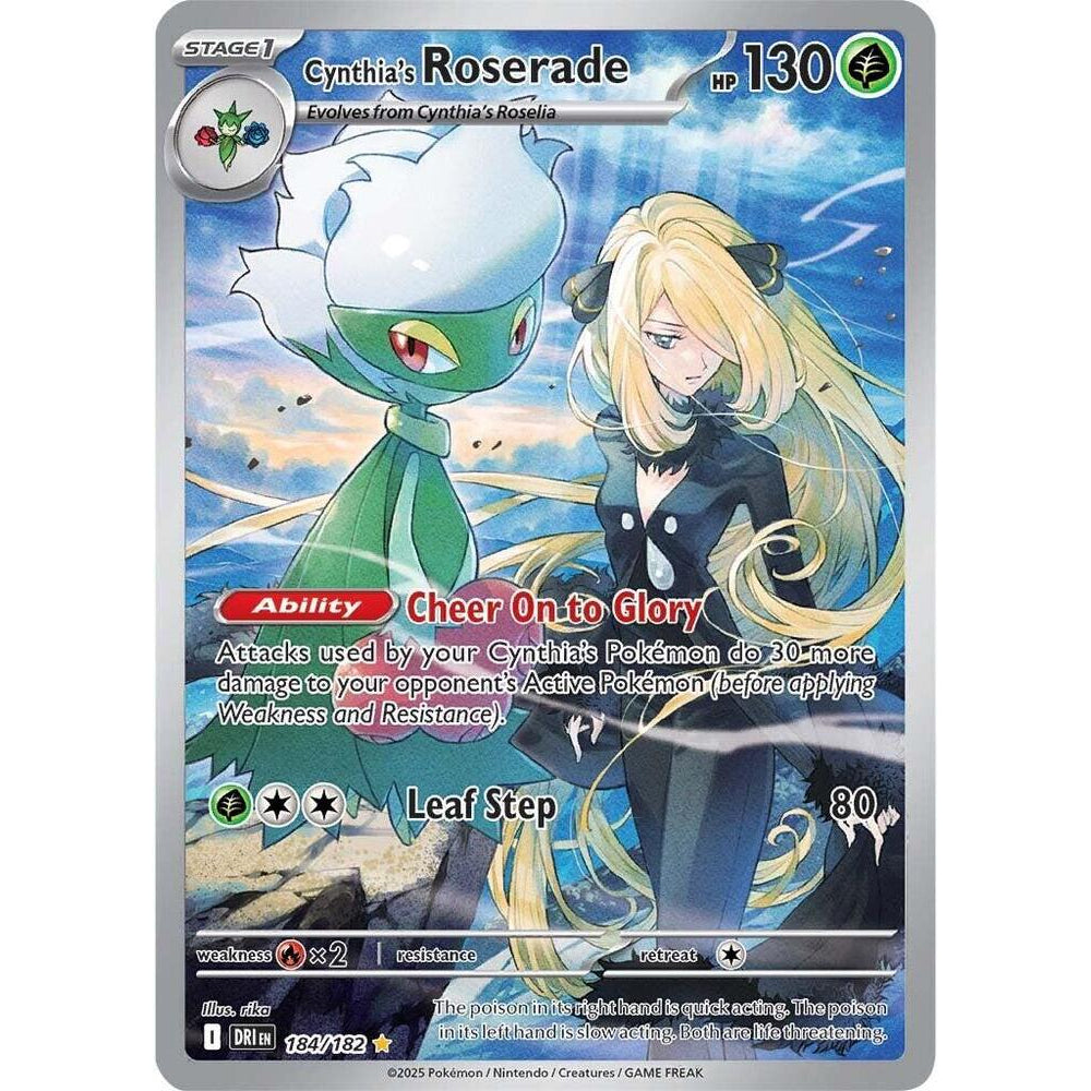 PKM [SV10-DRI-184 IR] Cynthia's Roserade - 184/182
