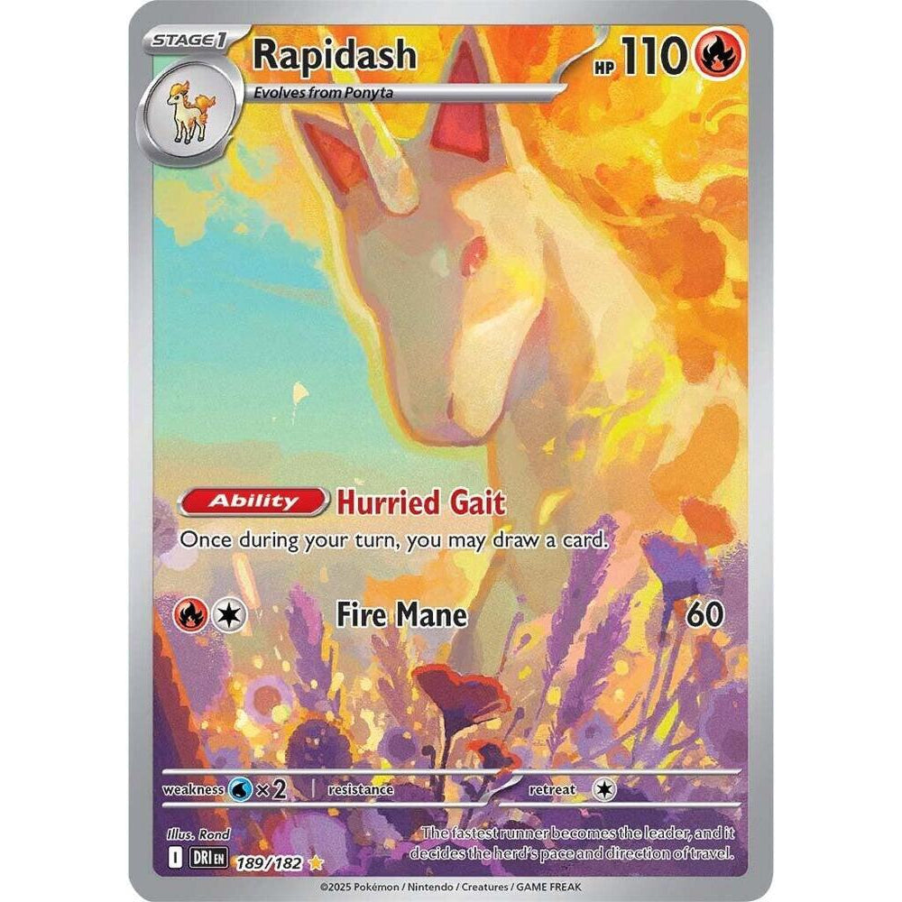 PKM [SV10-DRI-189 IR] Rapidash - 189/182