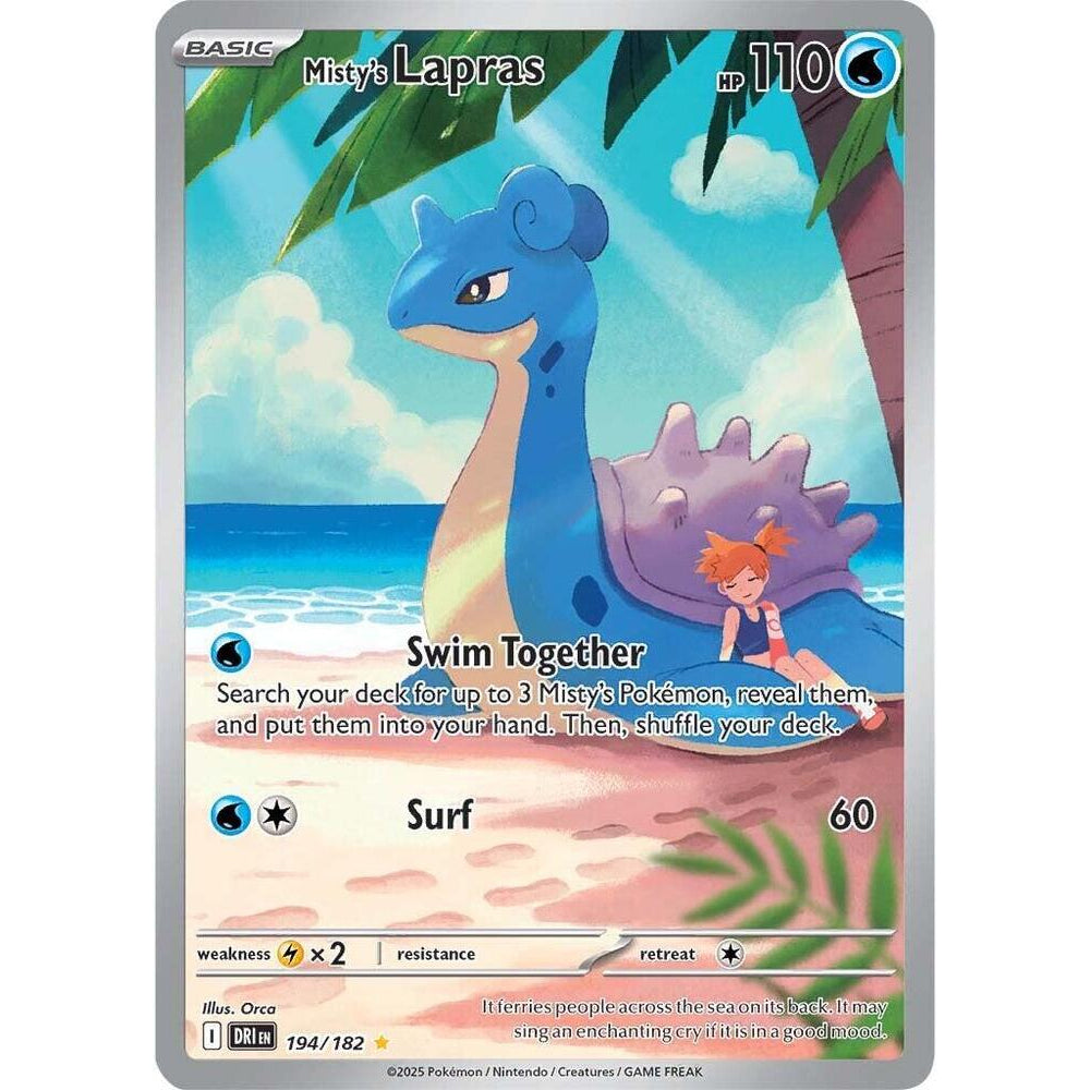 PKM [SV10-DRI-194 IR] Misty's Lapras - 194/182