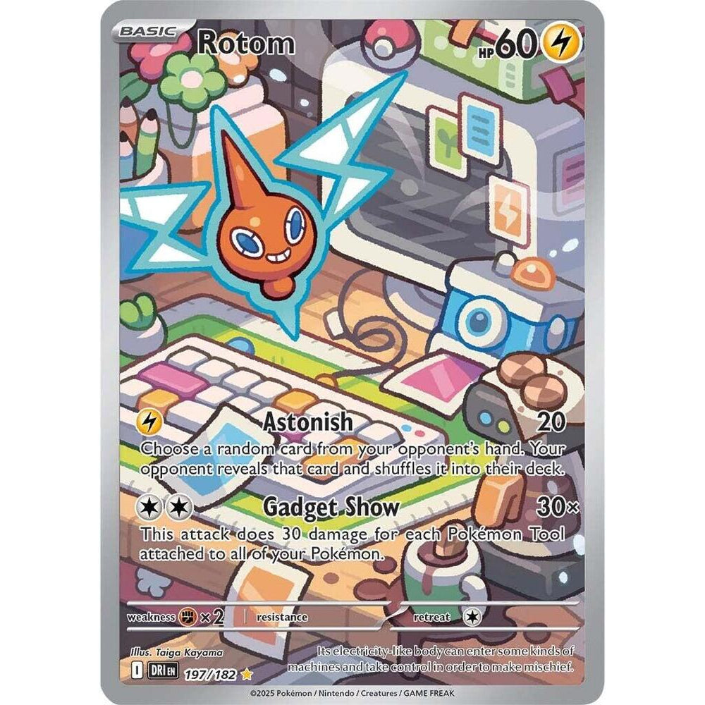 PKM [SV10-DRI-197 IR] Rotom - 197/182