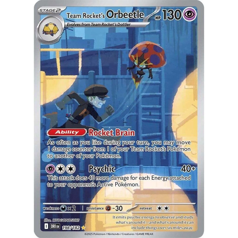 PKM [SV10-DRI-198 IR] Team Rocket's Orbeetle - 198/182