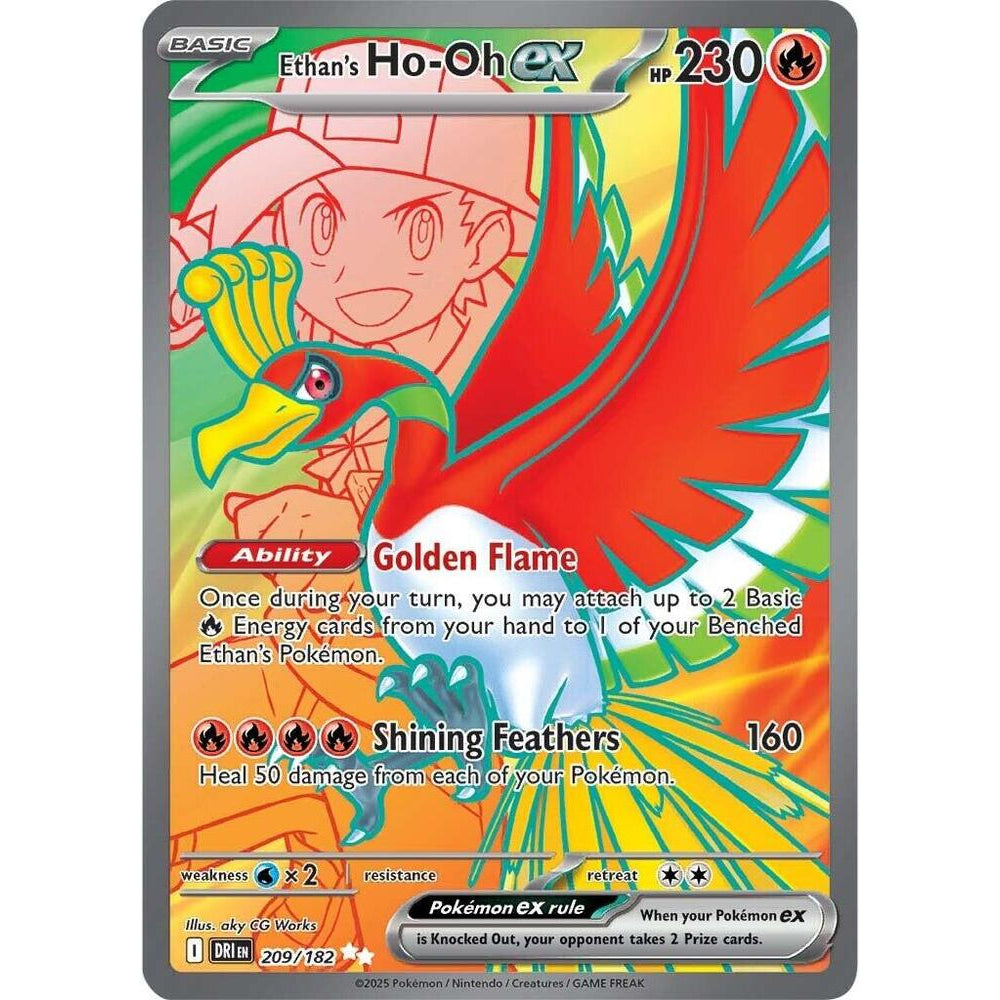 PKM [SV10-DRI-209 UR] Ethan's Ho-Oh ex - 209/182
