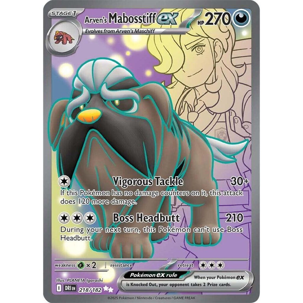 PKM [SV10-DRI-218 UR] Arven's Mabosstiff ex - 218/182