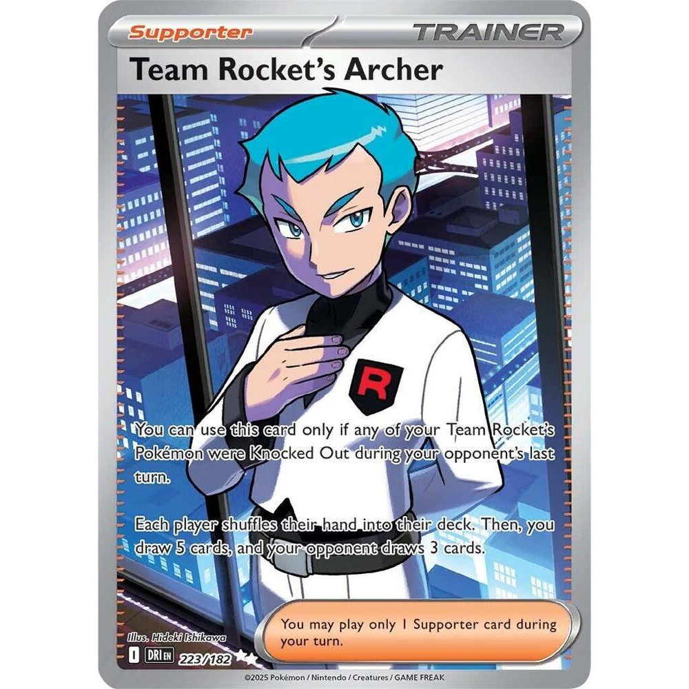 PKM [SV10-DRI-223 UR] Team Rocket's Archer - 223/182