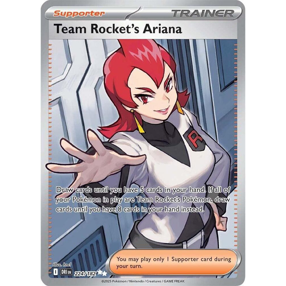 PKM [SV10-DRI-224 UR] Team Rocket's Ariana - 224/182