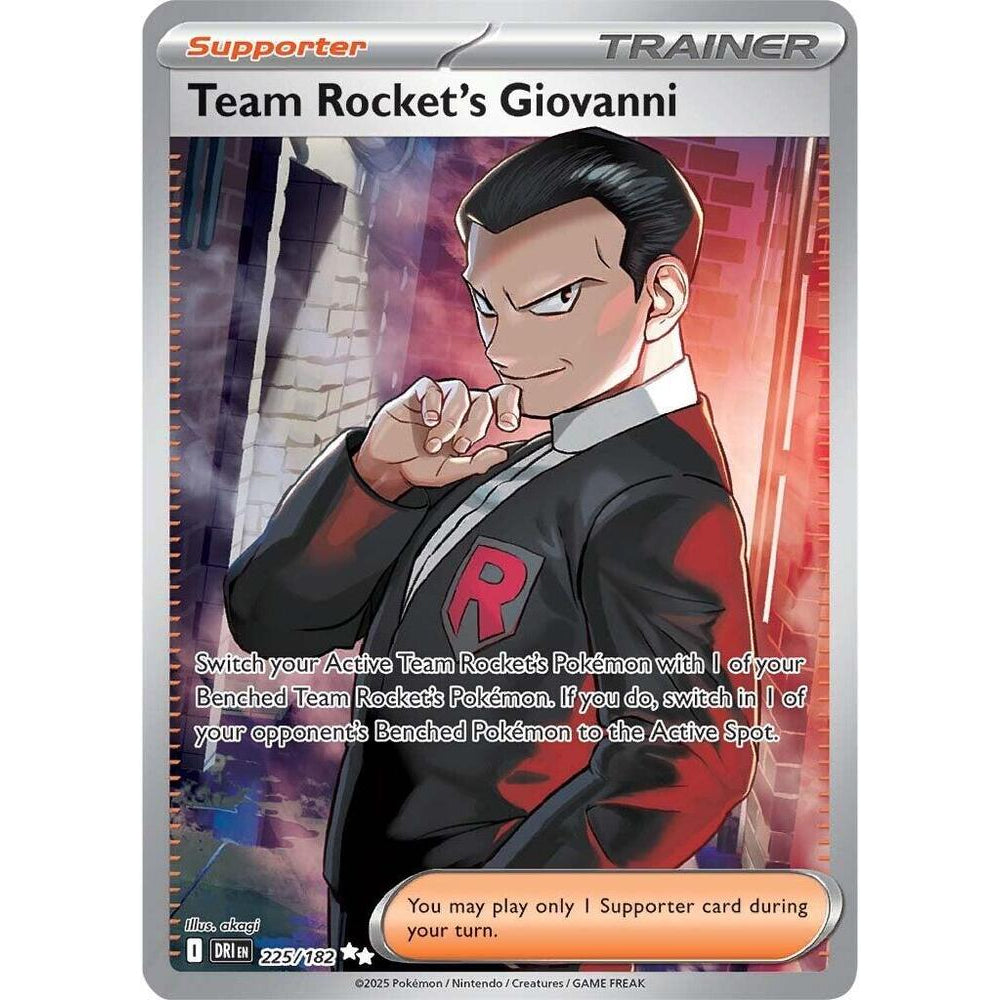 PKM [SV10-DRI-225 UR] Team Rocket's Giovanni - 225/182