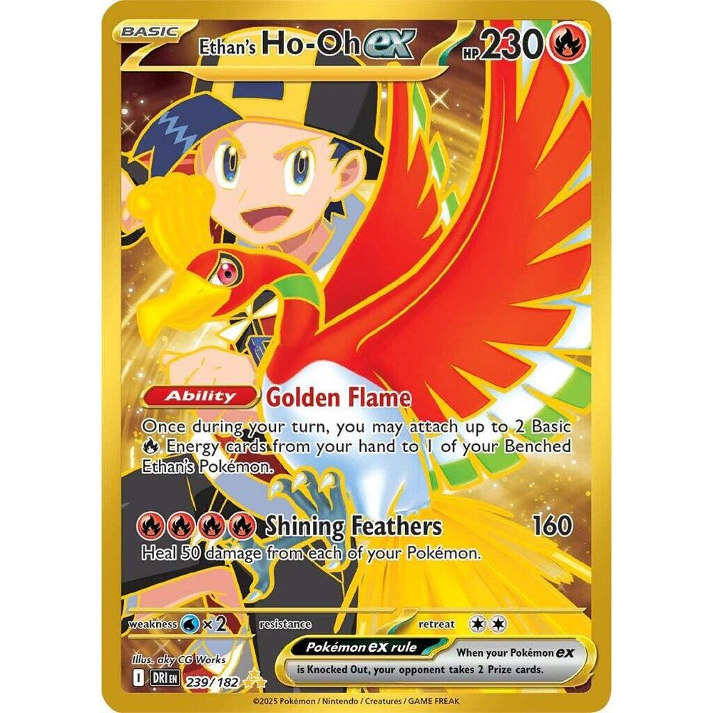 PKM [SV10-DRI-239 HR] Ethan's Ho-Oh ex - 239/182
