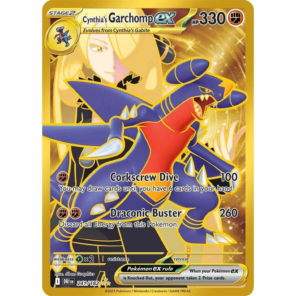 PKM [SV10-DRI-241 HR] Cynthia's Garchomp ex - 241/182