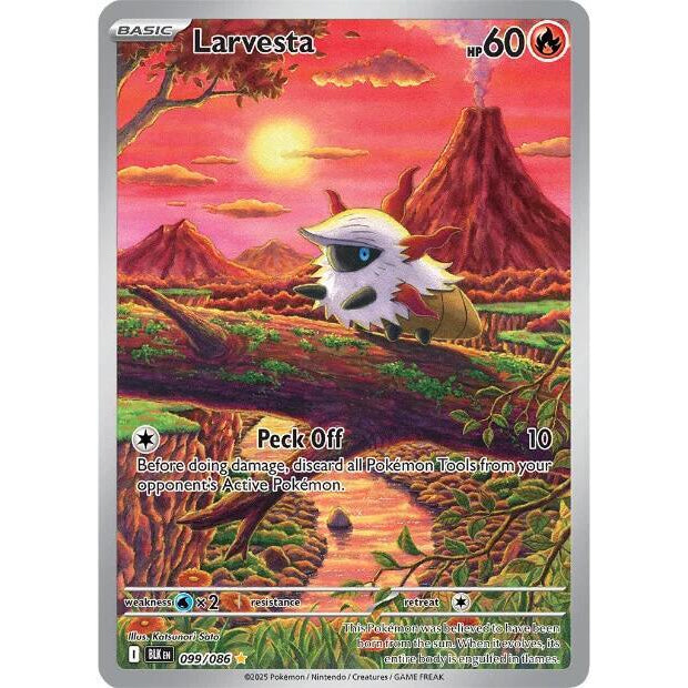 PKM [SV10.5B-BLK-099] Larvesta - 099/086