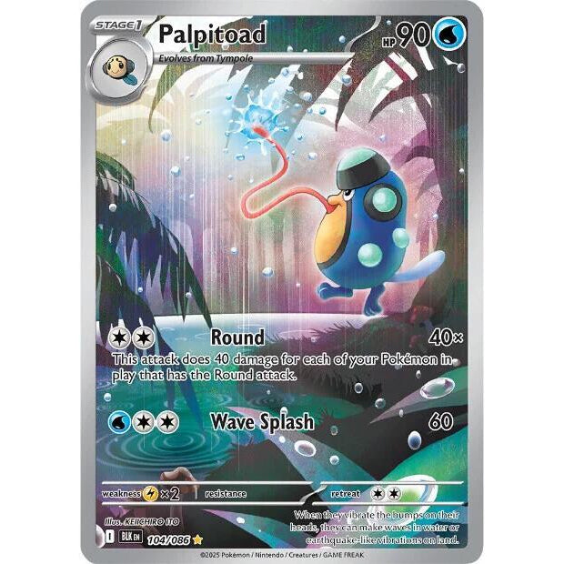 PKM [SV10.5B-BLK-104] Palpitoad - 104/086
