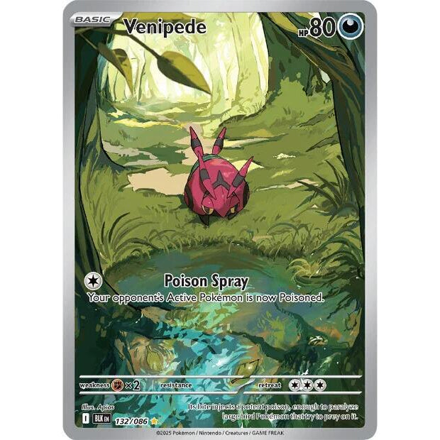 PKM [SV10.5B-BLK-132] Venipede - 132/086