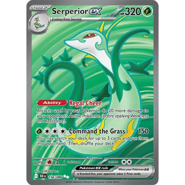 PKM [SV10.5B-BLK-156] Serperior ex - 156/086