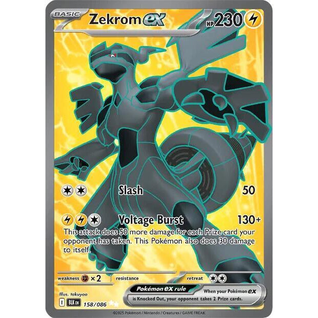 PKM [SV10.5B-BLK-158] Zekrom ex - 158/086