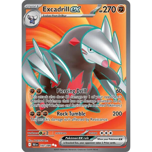 PKM [SV10.5B-BLK-160] Excadrill ex - 160/086