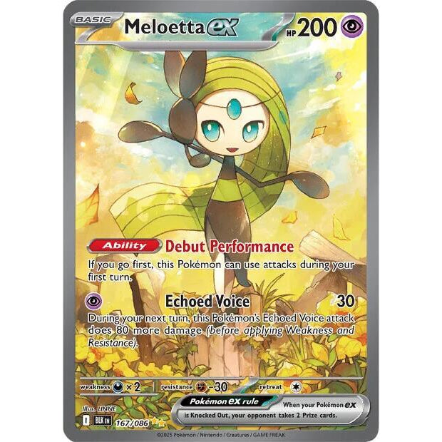 PKM [SV10.5B-BLK-167] Meloetta ex - 167/086