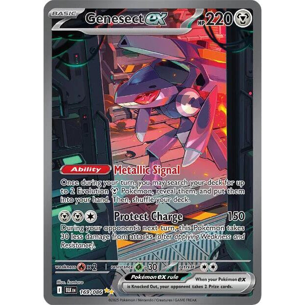 PKM [SV10.5B-BLK-169] Genesect ex - 169/086