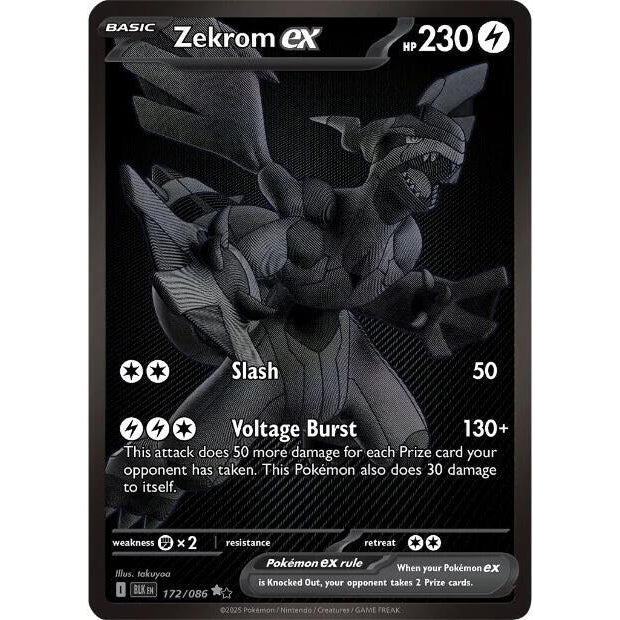 PKM [SV10.5B-BLK-172] Zekrom ex - 172/086