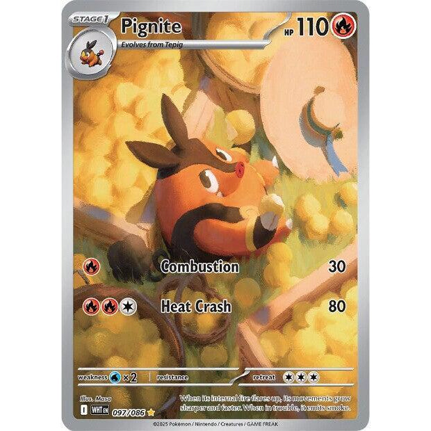 PKM [SV10.5W-WHT-097] Pignite - 097/086