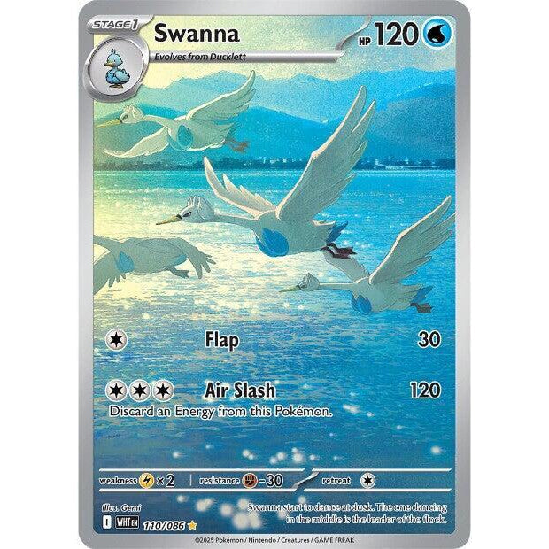 PKM [SV10.5W-WHT-110] Swanna - 110/086