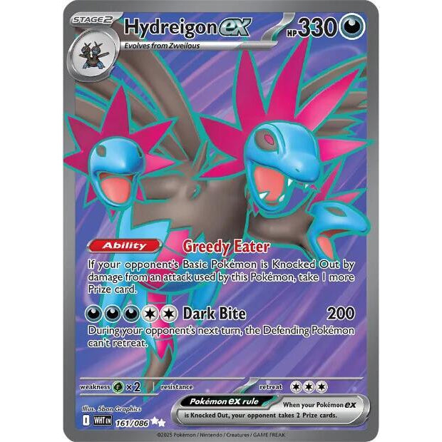 PKM [SV10.5W-WHT-161] Hydreigon ex - 161/086