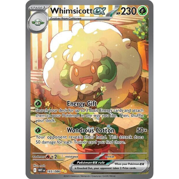PKM [SV10.5W-WHT-165] Whimsicott ex - 165/086