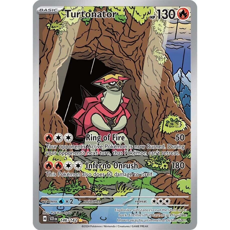 PKM [SV07-SCR-146 IR] Turtonator - 146/142