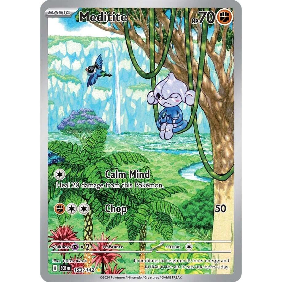 PKM [SV07-SCR-153 IR] Meditite - 153/142