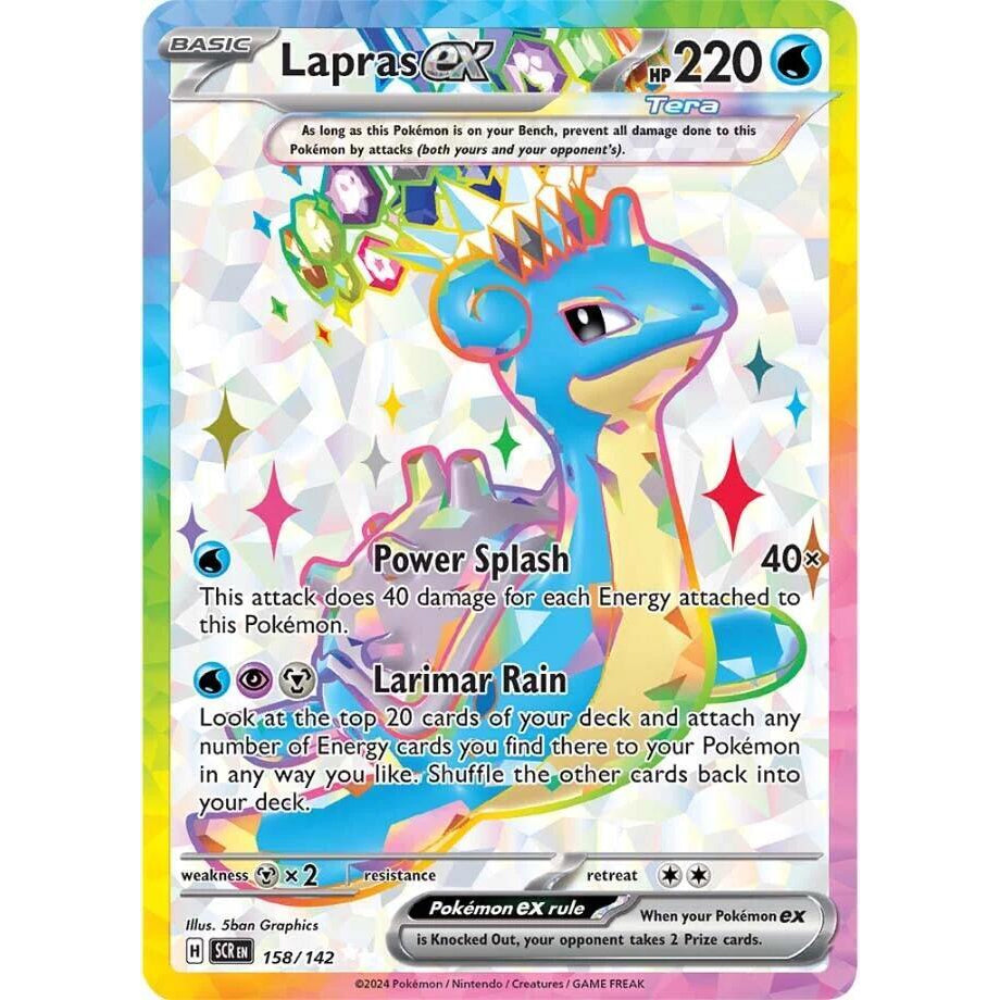 PKM [SV07-SCR-158 UR] Lapras ex - 158/142