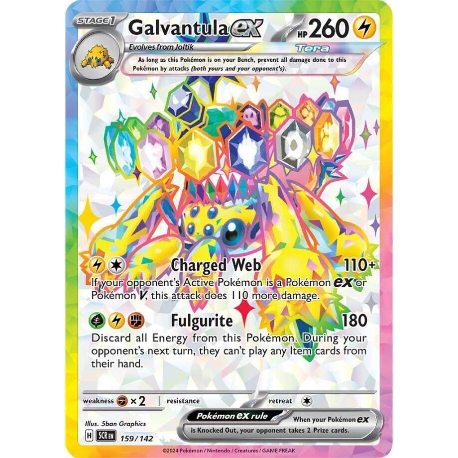 PKM [SV07-SCR-159 UR] Galvantula ex - 159/142