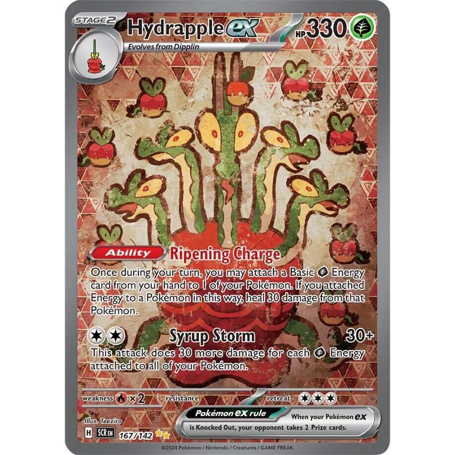 PKM [SV07-SCR-167 SIR] Hydrapple ex - 167/142
