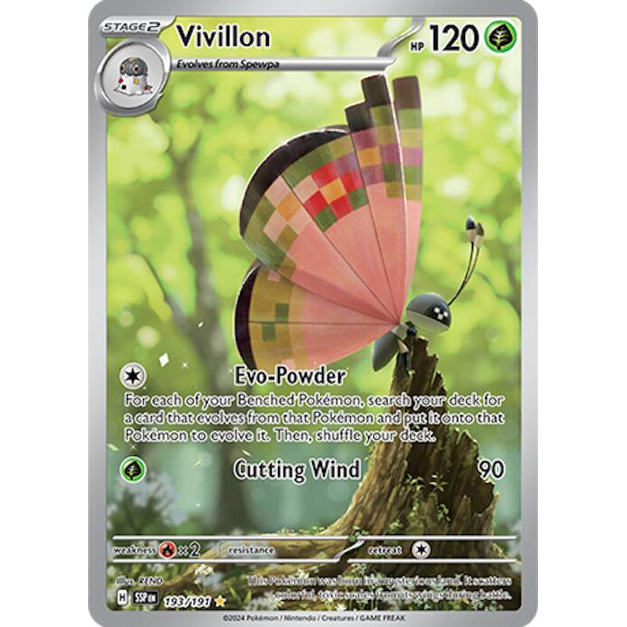 PKM [SV08-SSP-193 IR] Vivillon - 193/191