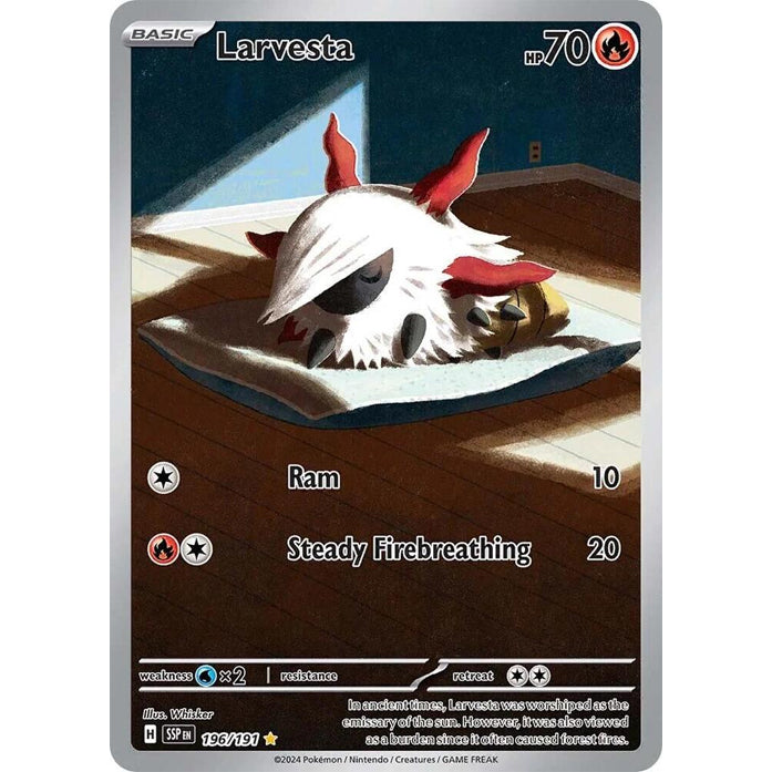 PKM [SV08-SSP-196 IR] Larvesta - 196/191